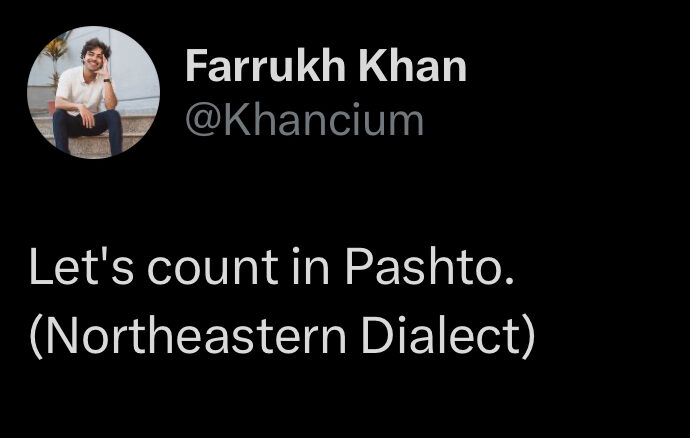 Pashto Numbers